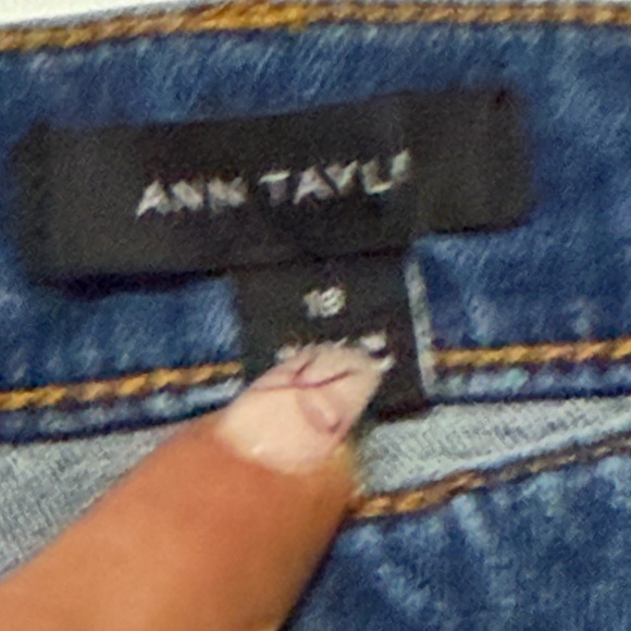 Ann Taylor The Boot mid rise NWT Classic Blue Women's Jeans Size 18 curvy - Picture 12 of 16